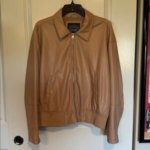 Levi's Women's Beige Leather Jacket